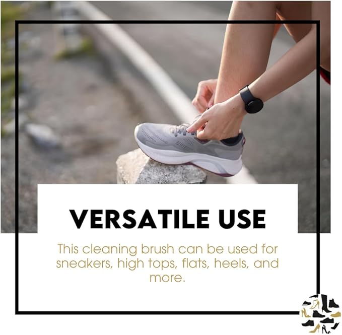 Shoe Clinic Soft Bristle Brush – Cleaning Brush – Hand Brush – Deep Cleans and Easily Lifts Dirt from All Types of Footwear