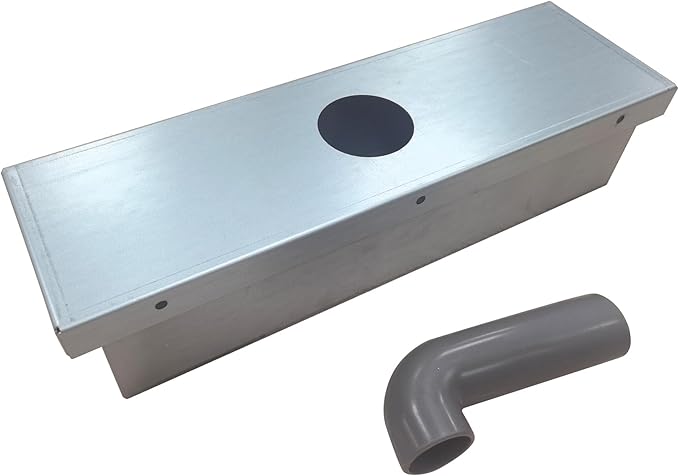 Grease Box for Restaurant Canopy Hood Exhaust Fan Galvanized Sheet Hood Accessories for Restaurant (4 Pack)