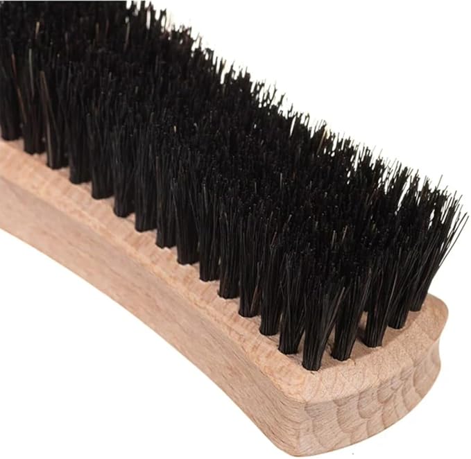 3.5" Travel Sized Shoe Shine Brush with Wood Handle (1 Pack, [3.5" Travel] Shoe Shine Brush)