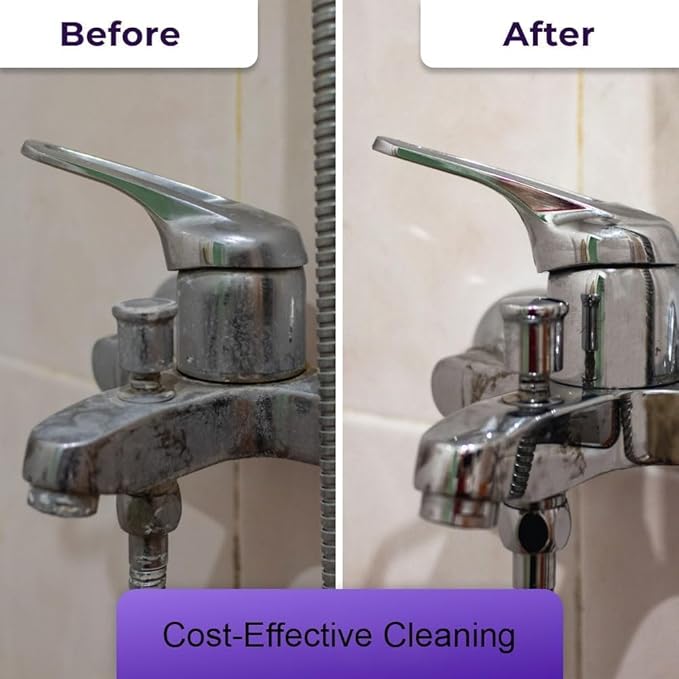 The All-In-One Multi Purpose Cleaning System - Cleaning Spray for Instant Stain Removal, With Concentrated Cleaning Tablets, for Home, Kitchen, Bathroom & More (1 Bottle+6 Pcs)