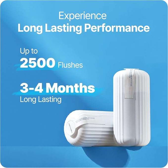 Fresh & Fresh Automatic Toilet Bowl Cleaners - 16 Bottles(UPTO 2500 FLUSHES/Bottle), Commercial and Residential Toilet Cleaner 3-4 MONTH Lasting Toilet Bowl Cleaner Bottle