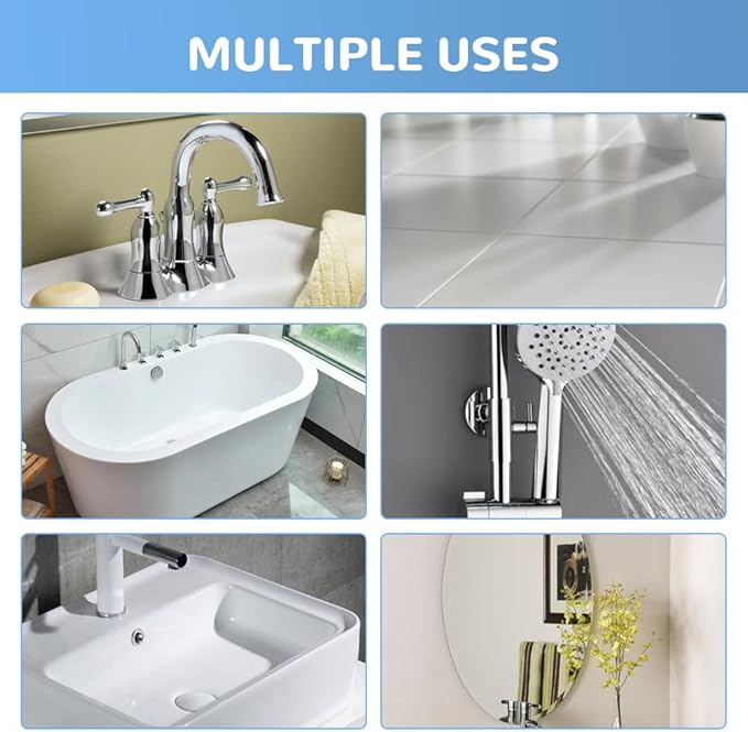 Eadwe Stubborn Stains Cleaner, 2025 Upgrade Bathroom Descaler Cleaners, Multipurpose Bathroom Foam Cleaner, Bathrooms Descaler Spray for Toilet Bath Shower Glass Sink Cleane (2)