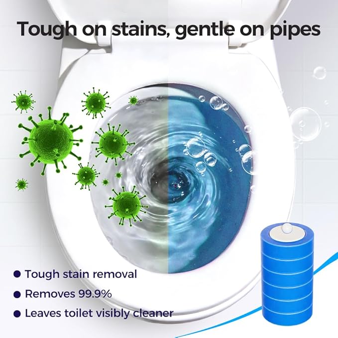 Disposable Toilet Bowl Cleaner Wand, 2026 New Disposable Toilet Brush Set with 18PCS Refills, Cleaning Brush Scrubber Kit for Bathroom, Toilet Cleaning System for Deep Cleaning(18 Pcs Refills)