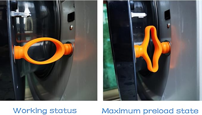washing machine door prop,prevent holdy moldy Helps your Washer Dry Properly to Prevent Odors (dark grey) (ORANGE)
