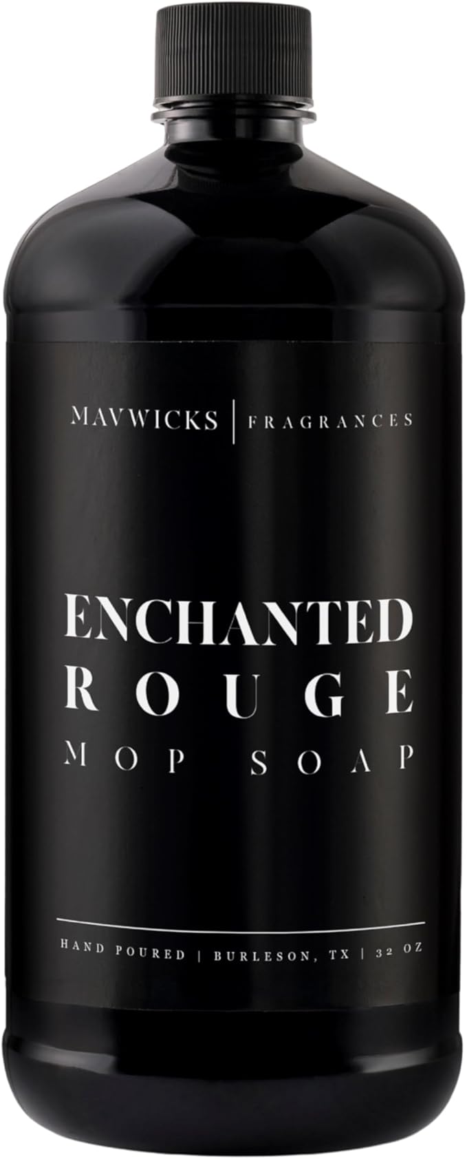 Mavwicks Fragrances - Luxury Mop Soap (Enchanted Rouge) 32 Oz – Enchanted Rouge Scented Floor Cleaner for Mopping – Pet Safe, Best Smelling Mop Detergent for All Surfaces