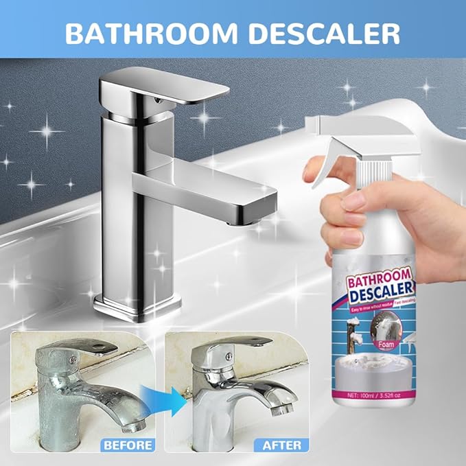 Eadwe Stubborn Stains Cleaner, 2025 Upgrade Bathroom Descaler Cleaners, Multipurpose Bathroom Foam Cleaner, Bathrooms Descaler Spray for Toilet Bath Shower Glass Sink Cleane (3)