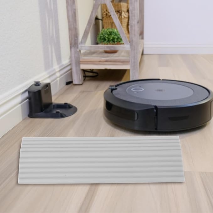 Hemobllo Indoor Slope Ramp for Robot Vacuum Cleaner Home Threshold Ramp Rubber Cushion for Elevations and Entryways
