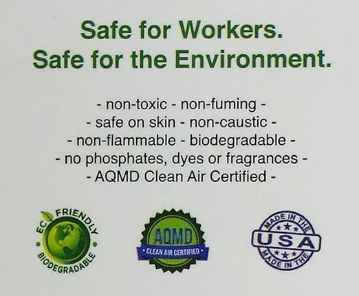 Commercial Floor Cleaner; Industrial Use, Concentrated Formula, Biodegradable, Water Based, Unscented, Multi Surface Cleaning, Safe On Skin, Pack of 4 Gallons
