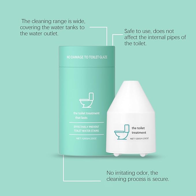 Gel Toilet Bowl Cleaner, Foaming Toilet Cleaner, No Scrub Toilet Bowl Freshener, Bathroom Cleaning Products, Prevent Stains and Limescale, Long-Lasting Fresh Scent, Deep Cleans Pipes (1PCS)