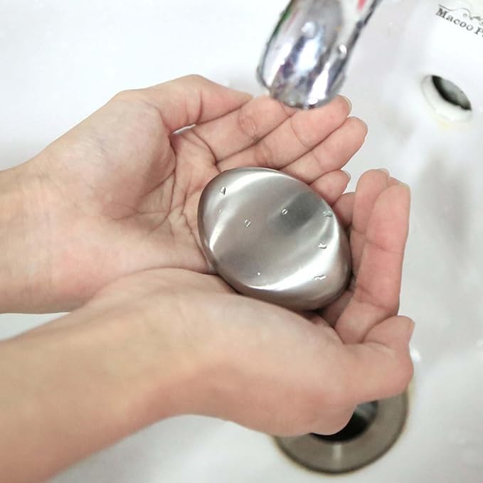 Stainless Steel Soap, Odor Remover for Cleaner Onion Garlic Fish Strong Scents Hands and Remove Dog Breath Odor Skin Eliminating Odor, Kitchen Gadgets, Magic Soap