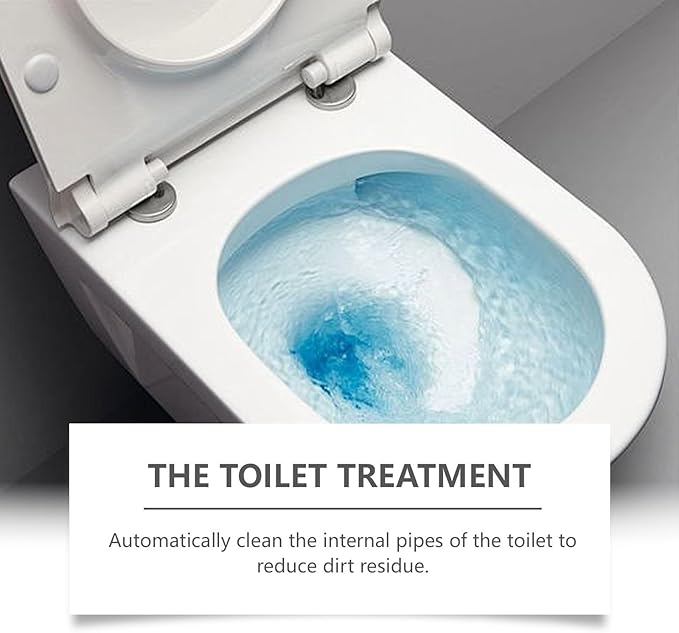 Automatic Toilet Bowl Cleaner Tablets - Long-Lasting Foaming Toilet Tank Cleaner with Descaling & Deodorizing Formula, for Home & Bathroom Use