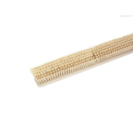 SPARTA 41891EC25 Omni Sweep Plastic Push Broom Head, Heavy Duty, Industrial Broom With Color Code System For Outdoor, Indoor, Garage, Concrete, Patio, Kitchen, Bathroom, 24 Inches, Tan, (Pack of 12)