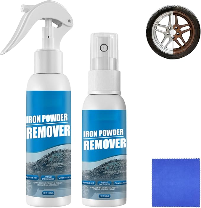 Multi-functional Quick-acting Rust Removal Spraym, Portable Rust Remover Spray for Metal, Fast-Acting Oxidation, Leave A Primed Surface Ready to Paint, Tools, Car, Hardware - 100ML (1, 1)
