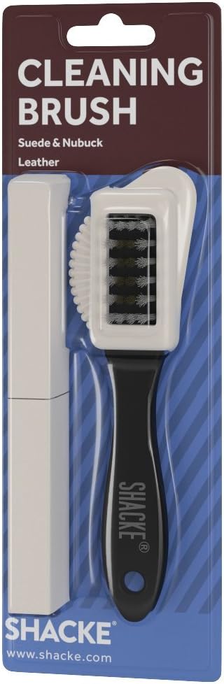 Suede & Nubuck 4-Way Leather Brush Cleaner + 2 Erasers