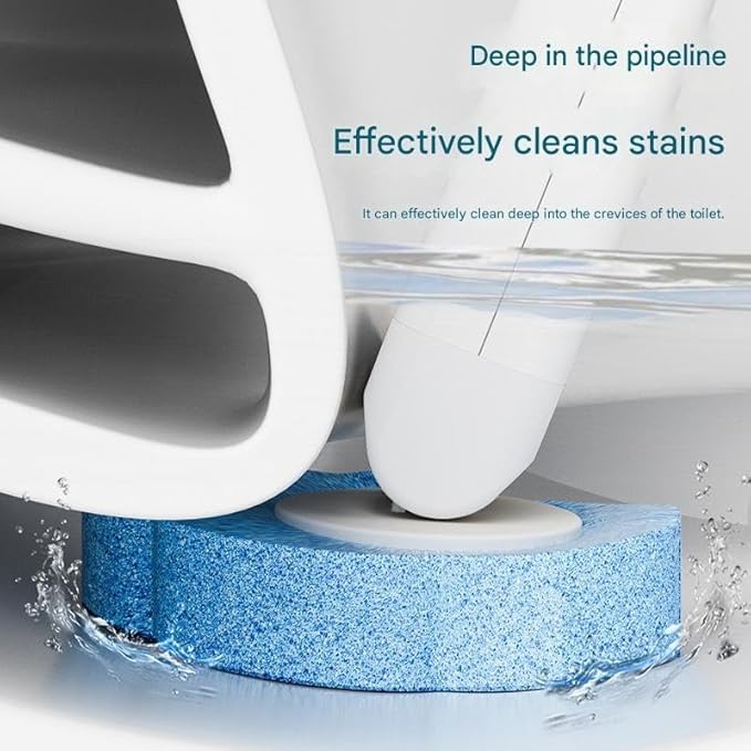 Disposable Toilet Cleaning Tool, with 18 Disinfecting Heads Included Holder & Refills,for Modern Bathrooms, Quick Cleaning for Toilet Bowl, Sink(Gray18)
