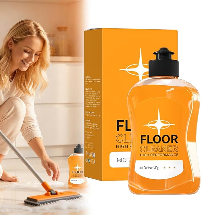 RAINPOT Floor Cleaner for Mopping, 17 fl oz Multi-Surface Floor Cleaning Solution, Streak-Free & Quick Dry Formula for Hardwood, Tile, Laminate & Vinyl Floors (1 PACK)