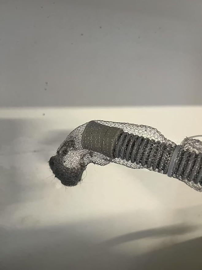 Lint Traps for Washing Machine Hose, Stainless Steel Washing Machine Drain Lint Trap, 10PCS Lint Catcher for Washer Machine with 10PCS Cable Ties, for Filter Out Cotton Fluff, Paper Scraps, Hair, Etc