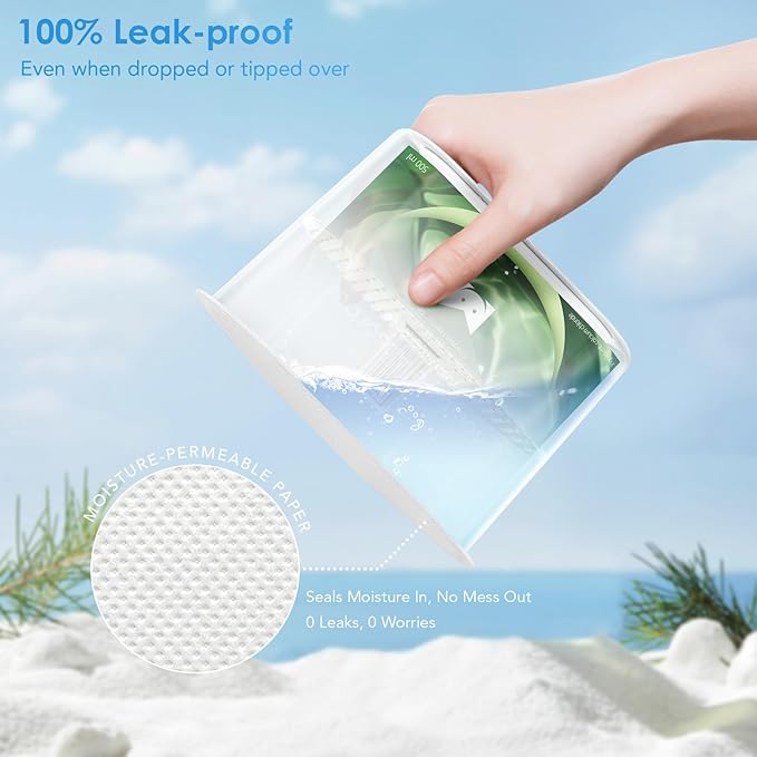Moisture Absorbers 6 Packs, 10.8 Oz Fresh Scent Efficient Humidity Absorber ＆ Odor Eliminator Boxes, Refillable Car Dehumidifier for Closet, Bathroom, Basement＆ RV