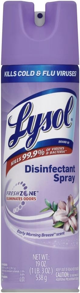 Lysol Early Morning Disinfectant Spray breeze, 19 Ounce
