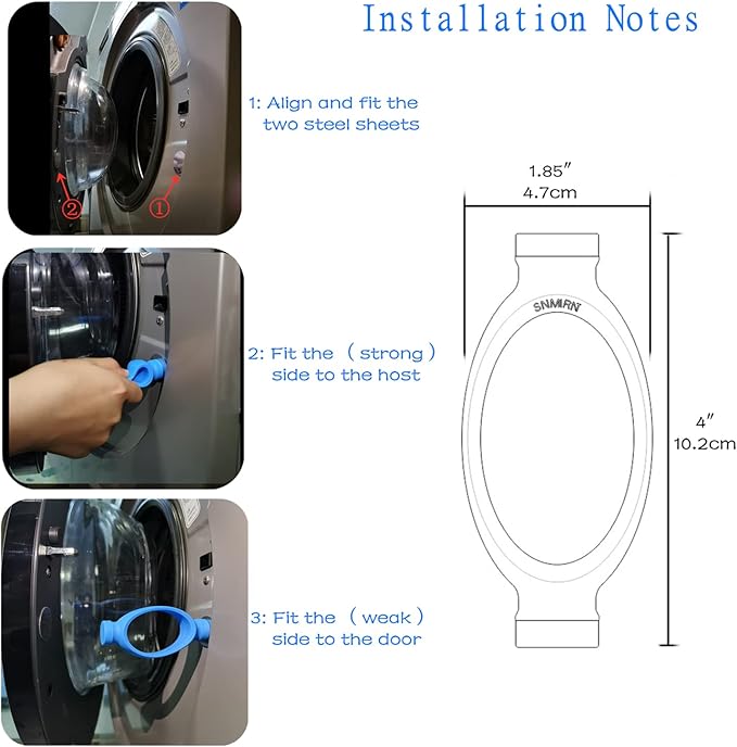 washing machine door prop,prevent holdy moldy Helps your Washer Dry Properly to Prevent Odors (dark grey) (blue)