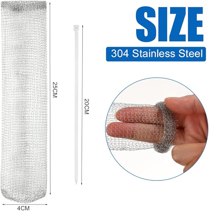 Lint Traps 10 Pieces Lint Trap Laundry Mesh Washer Hose Filter Hose Screen Filter Catcher with 10 Pcs Cable Ties Sink Drain Hose Filter Catcher for Washing Machine Hose