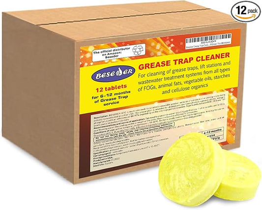 Beseder Grease Trap Cleaner (1 Count (Pack of 12))