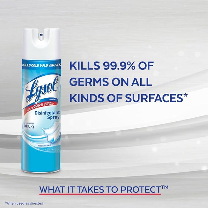 Lysol Early Morning Disinfectant Spray breeze, 19 Ounce