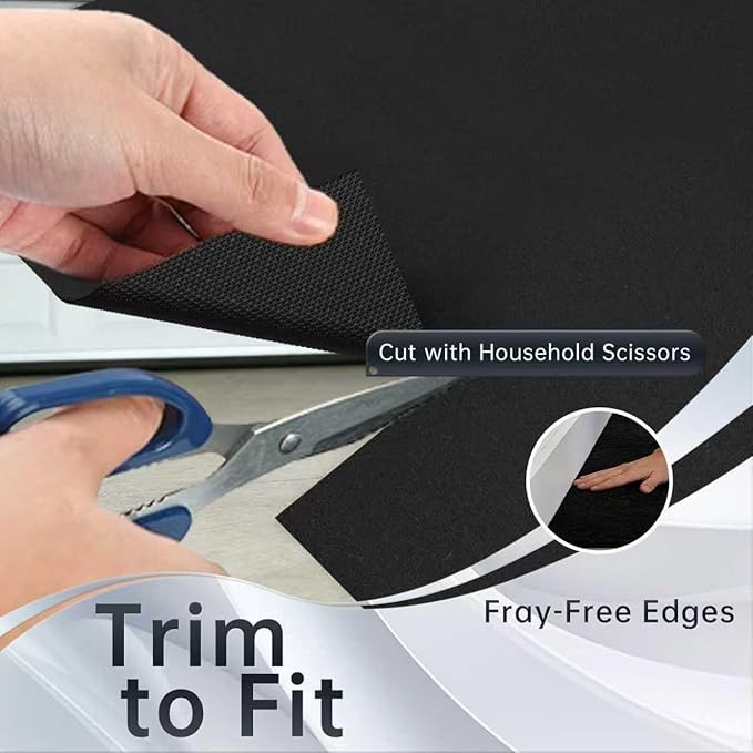29"x36" Garage Floor Mat, Non-Slip No Seepage Rubber Backing Oil Drip Mat for Cars & SUVs, Trimmable Multi-Purpose Mat Guards Against Spills & Scratches
