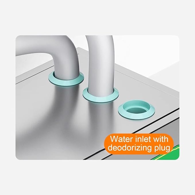 Commercial Kitchen Grease Trap Separator with Removable Filter Basket & Baffle - Small Grease Water Separator for Restaurant Sinks, Efficient Oil & Fat Removal