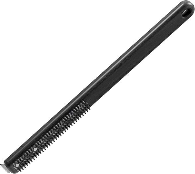Ooni Wire Brush & Scraper – BBQ and Pizza Stone Cleaner, Grill Cleaner, Outdoor Cooking Tools, Barbecue Utensils - Short Handle