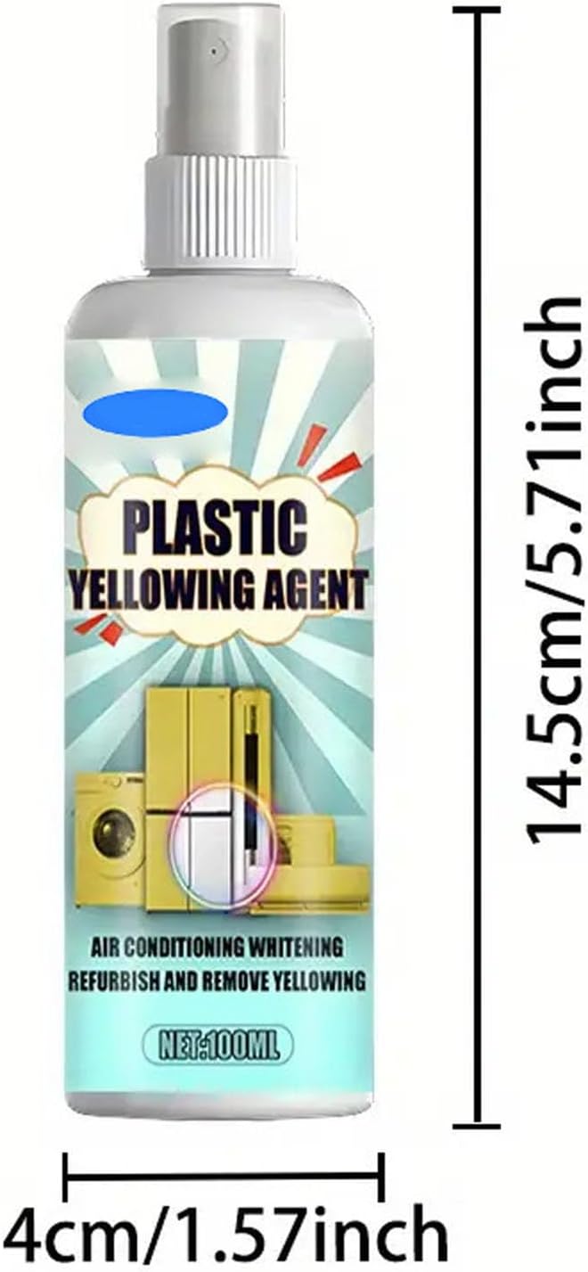Plastic Yellowing Remover Spray Restores Whiteness To Air Conditioners Toilet Seats And Household Appliances 100ml