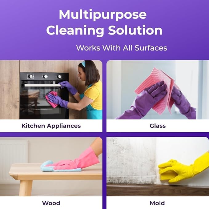 Clean Spray Cleaner for Ovens - Multipurpose Cleaning System - The Solution for Every Stain, All Purpose Cleaner, All-Purpose Cleaning Spray with Concentrated Cleaning Tablets (1Bottle+6PCS Tablets)