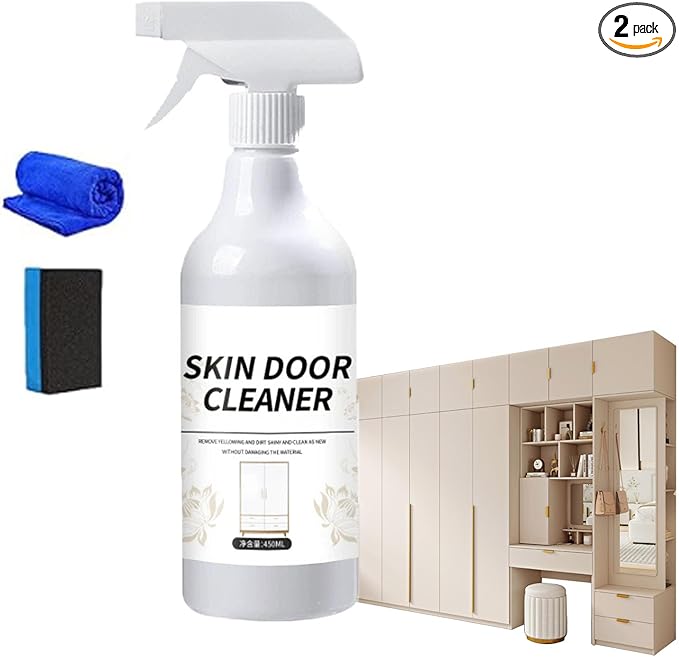 Kitchen Cabinet Cleaner And Degreaser For White Painted Cabinets, Kitchen Cabinet Cleaner For Wood, Degreaser Cleaner Heavy Duty, Remove Tough Grease And Grime, Furniture Polish Restorer (1PC)
