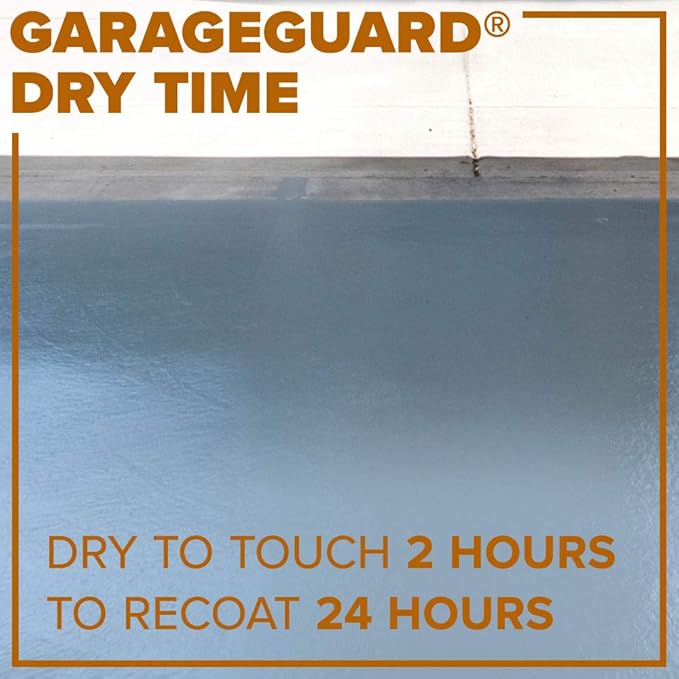 INSL-X Garage Guard Waterbased Epoxy Semi-Gloss Floor Paint, 1 Gallon Kit, Desert Sand