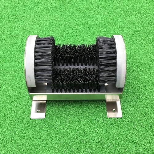 Boot Scrubber with Hard Brushes - Heavy Duty Stainless Steel Cleaner for Mud Removal in Entryways and Gardens