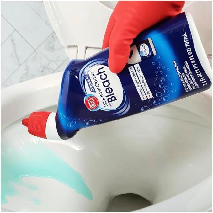 Toilet Bowl Cleaner Fresh Scent 24 Fl Oz Powerful Stain Remover Deep Clean Formula Limescale Rust Eliminator Deodorizing Bathroom Cleaner Septic Safe Toilet Cleaner