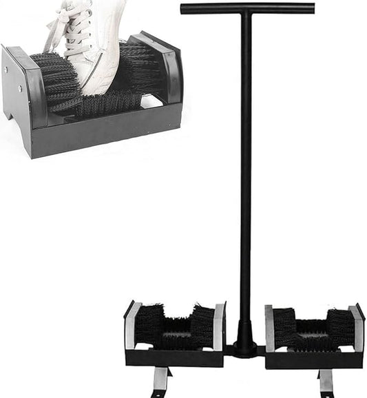 Heavy Duty Boot Scraper Brush - Outdoor Shoe Cleaner Tool for Mud & Dirt Removal - Durable Entrance Scrubber for Farms, Gardens, & Entryways - Essential Boot & Shoe Cleaning Solution