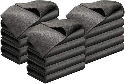 2026 New Thickened Magic Cleaning Cloth, Upgrade Reuseable Streak Free Microfiber Cloth Magic Fiber Microfiber Cleaning Cloth, Multipurpose Miracle Rags for Kitchen,Window,Glass,Cars (15pcs, 12x12 in)