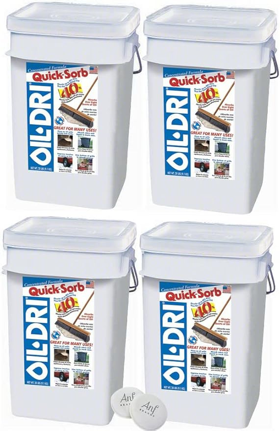 Oil-DRI Maintenance Absorbent, 20 lb, Pail Sponge (Oil Maintenance Absorbent)