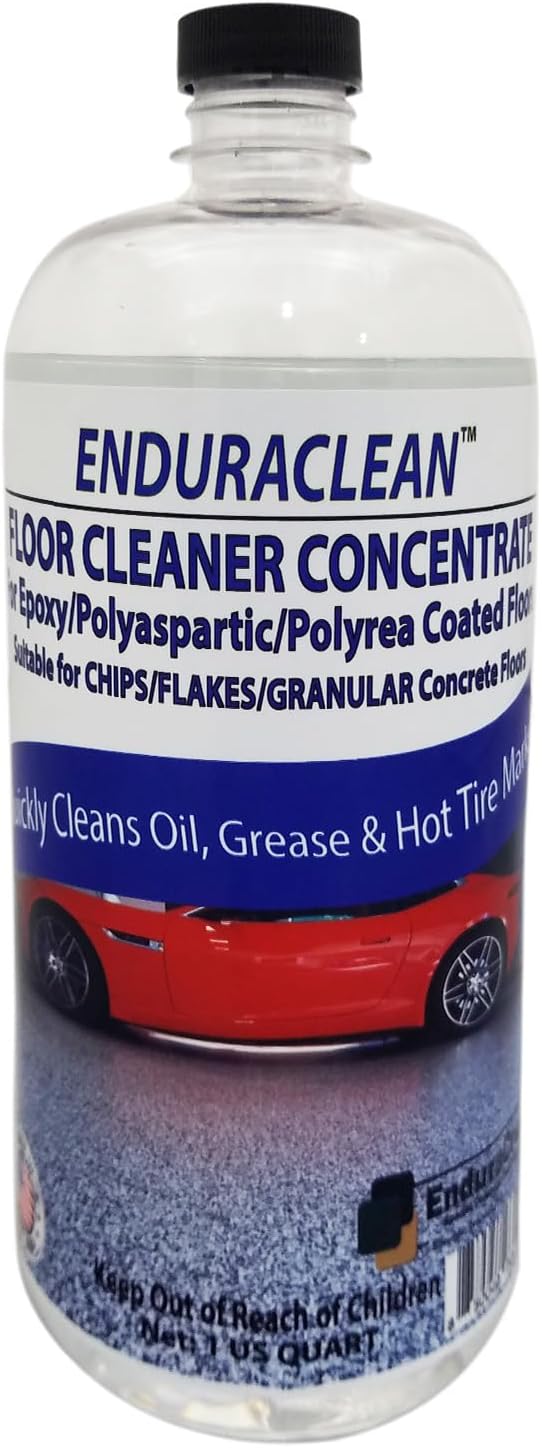 Marblelife EnduraCLEAN Garage and Indoor Concrete Floor Coating Cleaner, Effective Basement & Garage Floor Cleaner, Effective Concrete Cleaner, Ready-To-Use Cement Cleaner & Degreaser, 32 oz