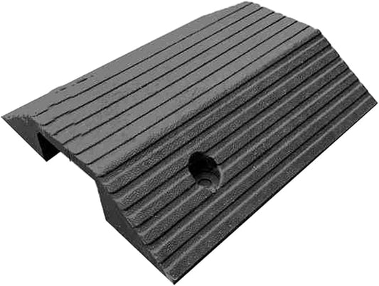 Speed Bumps Cable Protector,1-Piece Integrated Cable Cover Ramp,for Road Garage Gravel Roads Asphalt Concrete(80x40x8CM)