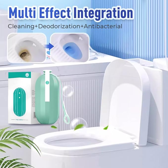 Toilets Bowl Cleaning, 2025 New Automatic Toilet Cleaner, Continuous Deep Lasting Cleaning System Fresh Scent (8.82 FL OZ, 3pcs)