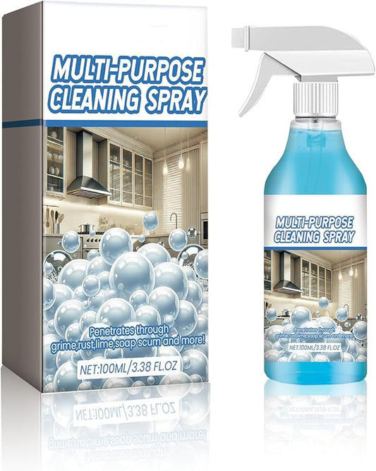 2026 Upgraded Splash Spray All-Purpose Cleaner Foam Tablets, Heavy-Duty Degreaser for Stove, Oven, Kitchenware, Grease & Grime Remover with Spray Bottle Kit (1)