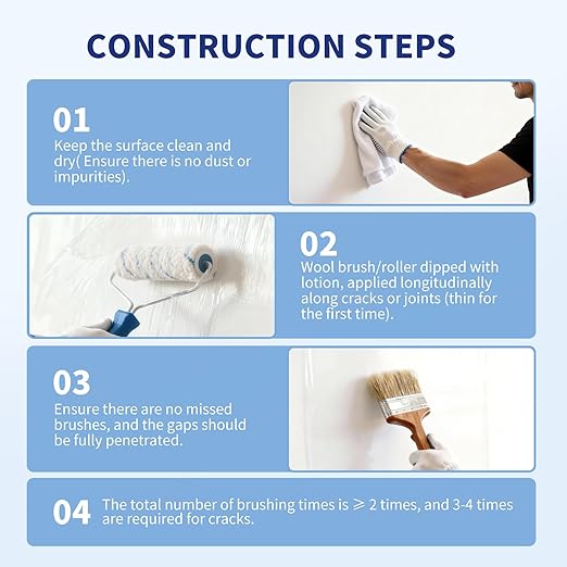 Transparent Waterproof Coating, WEBSTER 35oz Invisible Sealant,Transparent Leak Proof Coating for Roof, Wall, Bathroom, Window Sill, Indoor & Outdoor