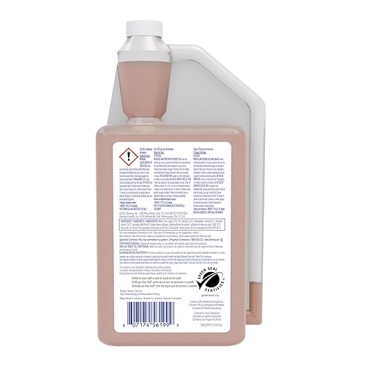 Diversey 101109755 Stride Citrus Neutral Cleaner, Commercial Liquid Floor Cleaner, Citrus Scent, AccuMix Concentrate, 32-Ounce (Pack of 6)