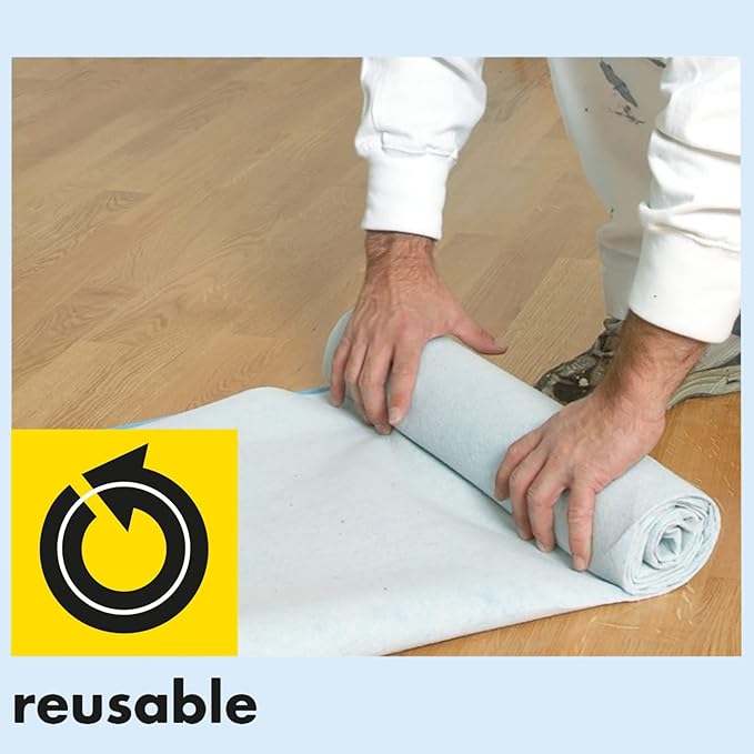 Albert Floorotex Blue All Purpose Temporary Floor Protection - 280 sqft (40" x 84') Roll
