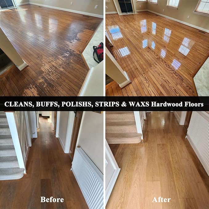 HHQ Commercial Floor Scrubber Machine, Heavy Duty Orbital Floor Cleaner, Multi-Functional Floor Buffer Polisher Machine- Deep Cleaning Tile and Grout, Hardwood Floors and Carpets with Ease, Orb-5