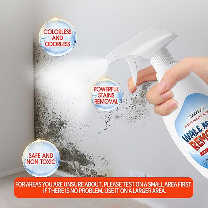 LANWEXY-Highly Effective Removal Spray,Wall Cleaner Spray-Bathroom Foam Cleaner for Shower,Wall,Ceiling,Wood,Kitchens,Tile,Killer with Prevention Inhibitor-2 bottles
