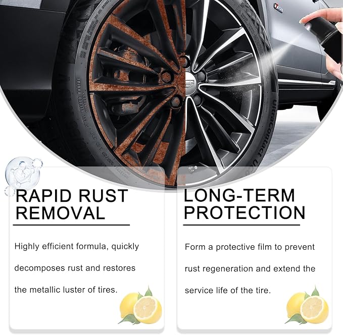 Rust Remover for Metal - Nexa Rust Remover Spray, Multi Purpose Nexa 2.0 Anti Rusts Iron out Spray (2Pcs)