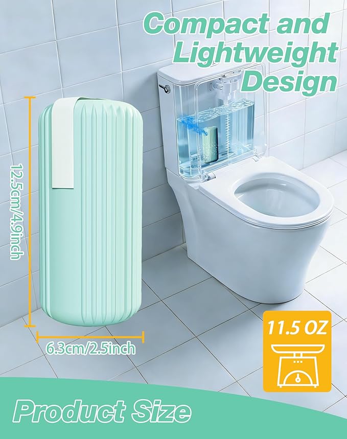 Toilet Cleaner - Hands-Free Automatic Toilet Tank Cleaner - Long-Lasting Hard Water Descaler Septic Safe & Chemical-Free for Home & Commercial Use (1)